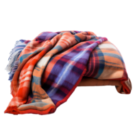 AI generated Blanket png isolated on transparent background