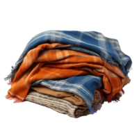 AI generated Blanket png isolated on transparent background