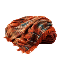 AI generated Blanket png isolated on transparent background