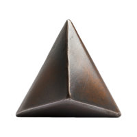 AI generated Iron metal alone isolated on transparent background png