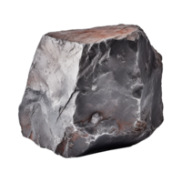 AI generated Iron metal alone isolated on transparent background png