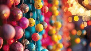 AI generated Create a festive mood with a captivating photo of Easter eggs cascading down