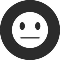 Expressionless Face Vector Icon