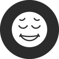 Relieved Face Vector Icon