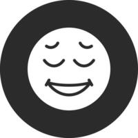 Relieved Face Vector Icon