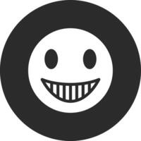 Grinning Face with Smiling Eyes Vector Icon