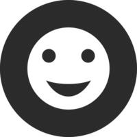 Smiling Face Vector Icon