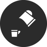 Pour Coffee Vector Icon