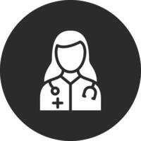 Female Doctor Vector Icon