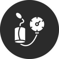 Blood Pressure Gauge Vector Icon