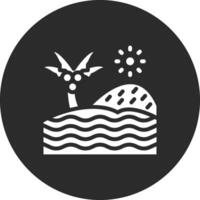 Beach Landscape Vector Icon