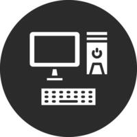 icono de vector de computadora