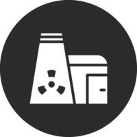 Nuclear Plant Vector Icon