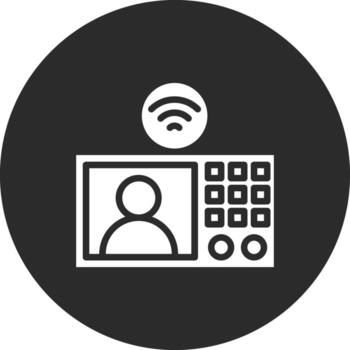 intercomunicador vector icono