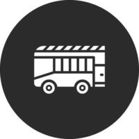 icono de vector de bus