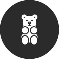pegajoso oso vector icono
