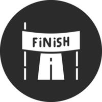 Finish Line Vector Icon