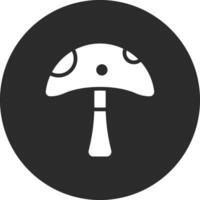 Spring Mushroom Vector Icon