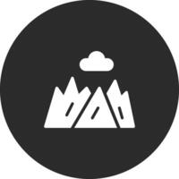 salvaje montaña vector icono