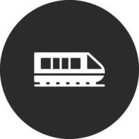 icono de vector de tren