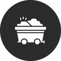 Gold Cart Vector Icon