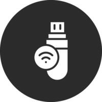 USB Wifi Vector Icon