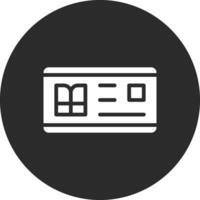 Library Card Vector Icon