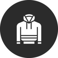 icono de vector de sudadera con capucha