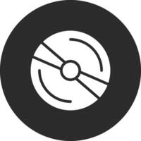 icono de vector de disco compacto