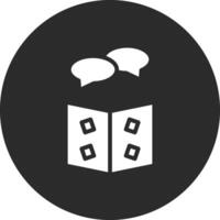 Library Chat Vector Icon