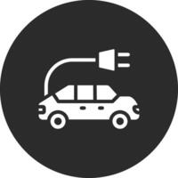 Electric Car Vector Icon