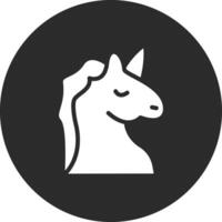 icono de vector de unicornio