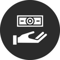 efectivo pago vector icono