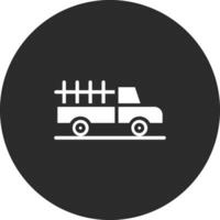 icono de vector de camioneta