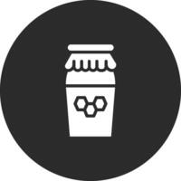 Honey Jar Vector Icon