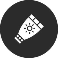 icono de vector de protector solar