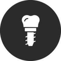 Dental Implant Vector Icon