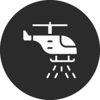 Firefighter Helicopter Vector Icon