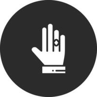 Ring in Hand Vector Icon