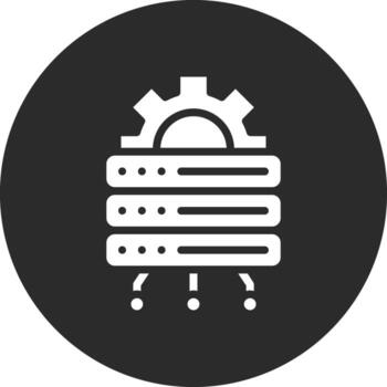 Database Settings Vector Icon