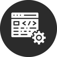 código ajustes vector icono