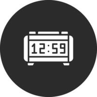 icono de vector de reloj digital