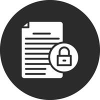 Document Security Vector Icon