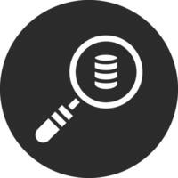 Search Database Vector Icon