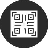 icono de vector de código qr