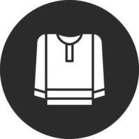 icono de vector de camisa