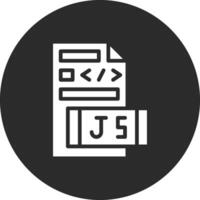 icono de vector de archivo javascript