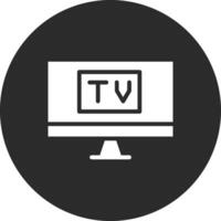 icono de vector de pantalla de tv