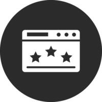Website Rating Vector Icon