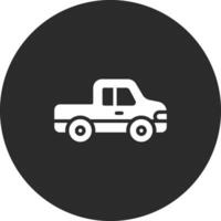 icono de vector de camioneta